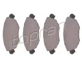 Sada brzdovch destiek TOPRAN ‐ TPR 301 958