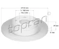 Brzdov kotou TOPRAN ‐ TPR 302 249