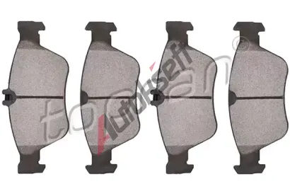 TOPRAN Sada brzdových destiček TPR 400 518, 400 518 TOPRAN Sada brzdových destiček TPR 400 518, 400 518