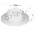 Brzdov kotou TOPRAN ‐ TPR 400 859