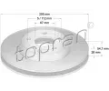 Brzdový kotouč TOPRAN ‐ TPR 401 051 Brzdový kotouč TOPRAN ‐ TPR 401 051