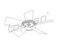 Odvtrvn chlazen motoru TOPRAN ‐ TPR 401 191