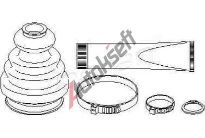 TOPRAN Sada manžety hnacího hřídele TPR 401 245, 401 245 TOPRAN Sada manžety hnacího hřídele TPR 401 245, 401 245