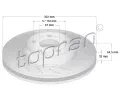 Brzdov kotou TOPRAN ‐ TPR 408 830