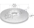 Brzdov kotou TOPRAN ‐ TPR 408 931