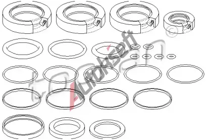 TOPRAN Sada t�sn�n� ��dic�ho mechanismu TPR 501 449, 501 449