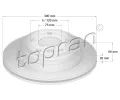 Brzdov� kotou�&nbsp;TOPRAN&nbsp;&dash;&nbsp;TPR 503 014