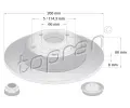 Brzdov kotou TOPRAN ‐ TPR 701 161