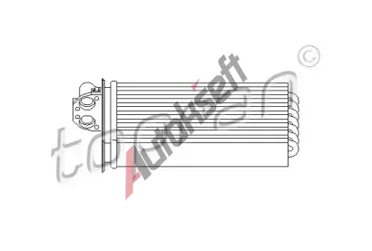TOPRAN Vmnk tepla vnitnho vytpn TPR 721 424, 721 424