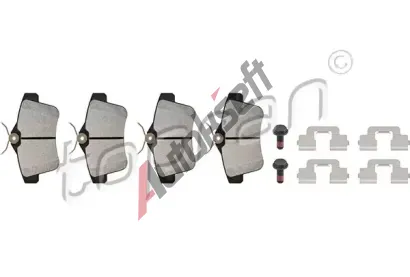 TOPRAN Sada brzdových destiček TPR 722 832, 722 832  TOPRAN Sada brzdových destiček TPR 722 832, 722 832