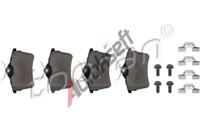 TOPRAN Sada brzdových destiček TPR 723 164, 723 164 TOPRAN Sada brzdových destiček TPR 723 164, 723 164