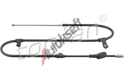 TOPRAN Tažné lanko parkovací brzdy TPR 821 038, 821 038 TOPRAN Tažné lanko parkovací brzdy TPR 821 038, 821 038