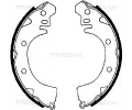 TRISCAN Sada brzdovch elist ‐ TRI 8100 42422