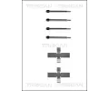 Sada psluenstv obloen kotouov brzdy TRISCAN ‐ TRI 8105 101288