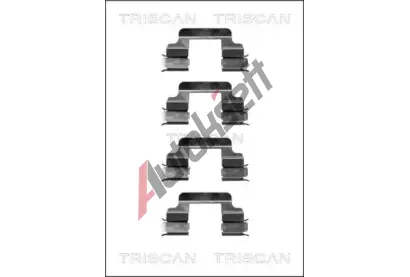TRISCAN Sada psluenstv obloen kotouov brzdy TRI 8105 101613, 8105 101613