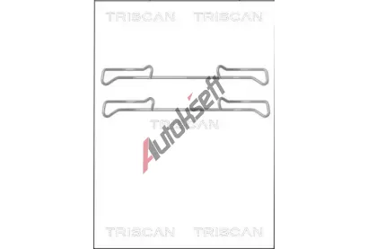 TRISCAN Sada příslušenství obložení kotoučové brzdy TRI 8105 101642, 8105 101642 TRISCAN Sada příslušenství obložení kotoučové brzdy TRI 8105 101642, 8105 101642