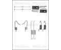 Sada p��slu�enstv� parkovac�ch brzdov�ch �elist�&nbsp;TRISCAN&nbsp;&dash;&nbsp;TRI 8105 102613