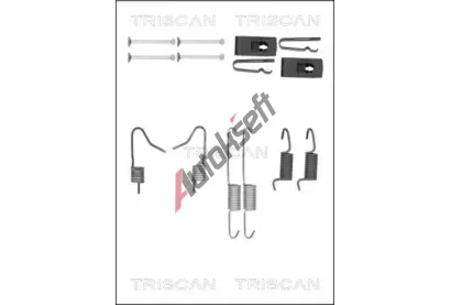TRISCAN Sada p��slu�enstv� parkovac�ch brzdov�ch �elist� TRI 8105 102613, 8105 102613