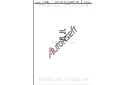 TRISCAN Sada šroubů, brzdový kotouč TRI 8105 116011, 8105 116011 TRISCAN Sada šroubů, brzdový kotouč TRI 8105 116011, 8105 116011