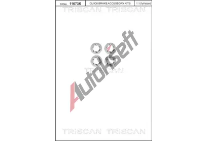 TRISCAN Sada roub, brzdov kotou TRI 8105 116014, 8105 116014