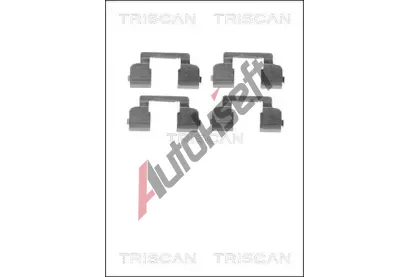 TRISCAN Sada psluenstv obloen kotouov brzdy TRI 8105 251597, 8105 251597