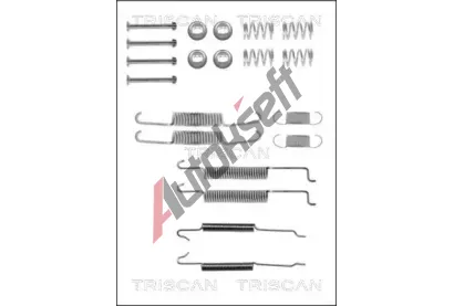 TRISCAN Sada psluenstv brzdov elisti TRI 8105 292547, 8105 292547