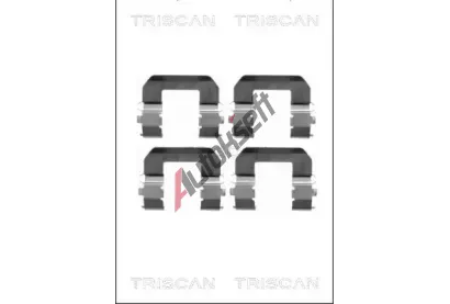 TRISCAN Sada příslušenství obložení kotoučové brzdy TRI 8105 431617, 8105 431617 TRISCAN Sada příslušenství obložení kotoučové brzdy TRI 8105 431617, 8105 431617