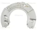 TRISCAN Ochrann� plech proti ne�istot�m brzdov�ho kotou�e TRI 8125 11110, 8125 11110