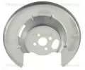 TRISCAN Ochrann plech proti neistotm brzdovho kotoue TRI 8125 25207, 8125 25207