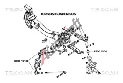 TRISCAN ep ramene TRI 8500 1504, 8500 1504