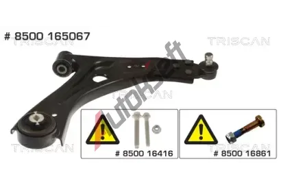 TRISCAN Rameno zaven kol TRI 8500 165067, 8500 165067