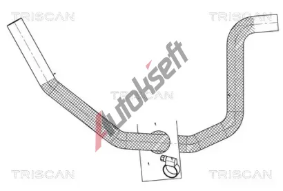 TRISCAN Hydraulická hadice řízení TRI 8516 11006, 8516 11006 TRISCAN Hydraulická hadice řízení TRI 8516 11006, 8516 11006