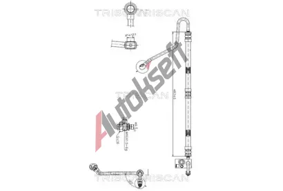 TRISCAN Hydraulick hadice zen TRI 8516 11007, 8516 11007