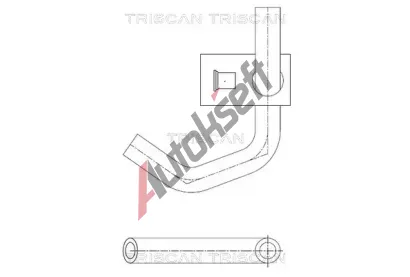 TRISCAN Hydraulická hadice řízení TRI 8516 11024, 8516 11024 TRISCAN Hydraulická hadice řízení TRI 8516 11024, 8516 11024