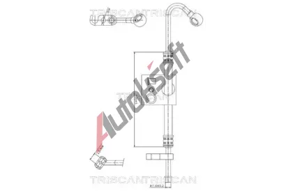 TRISCAN Hydraulick� hadice ��zen� TRI 8516 11030, 8516 11030