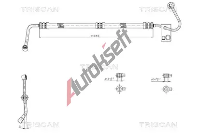 TRISCAN Hydraulick� hadice ��zen� TRI 8516 11038, 8516 11038