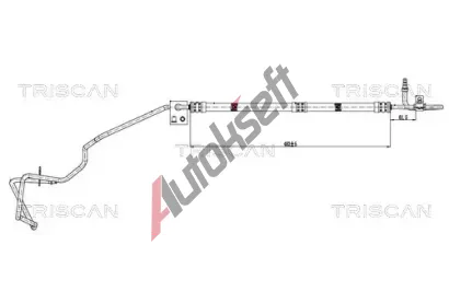 TRISCAN Hydraulická hadice řízení TRI 8516 16001, 8516 16001 TRISCAN Hydraulická hadice řízení TRI 8516 16001, 8516 16001