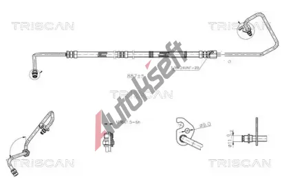 TRISCAN Hydraulick hadice zen TRI 8516 16010, 8516 16010