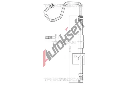 TRISCAN Hydraulická hadice řízení TRI 8516 16012, 8516 16012 TRISCAN Hydraulická hadice řízení TRI 8516 16012, 8516 16012