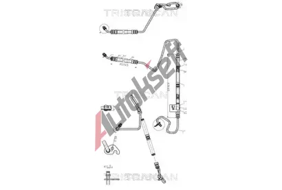 TRISCAN Hydraulick hadice zen TRI 8516 16023, 8516 16023
