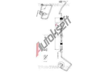 TRISCAN Hydraulick hadice zen TRI 8516 16026, 8516 16026