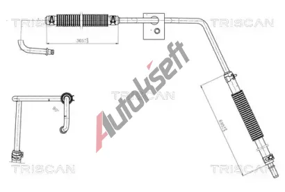 TRISCAN Hydraulick hadice zen TRI 8516 16035, 8516 16035