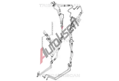 TRISCAN Hydraulická hadice řízení TRI 8516 16038, 8516 16038 TRISCAN Hydraulická hadice řízení TRI 8516 16038, 8516 16038