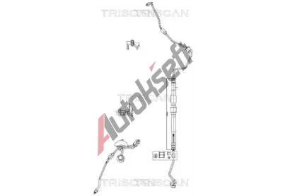 TRISCAN Hydraulická hadice řízení TRI 8516 18001, 8516 18001 TRISCAN Hydraulická hadice řízení TRI 8516 18001, 8516 18001