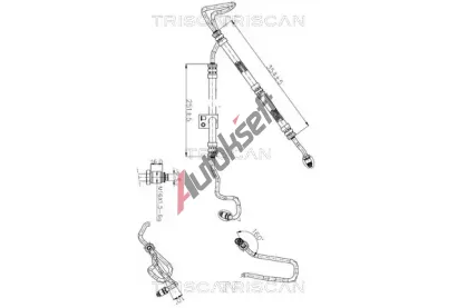 TRISCAN Hydraulick� hadice ��zen� TRI 8516 23002, 8516 23002