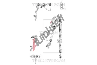 TRISCAN Hydraulick hadice zen TRI 8516 23009, 8516 23009