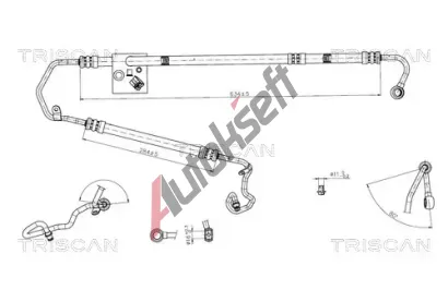 TRISCAN Hydraulick� hadice ��zen� TRI 8516 23011, 8516 23011