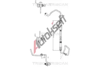 TRISCAN Hydraulick hadice zen TRI 8516 24003, 8516 24003