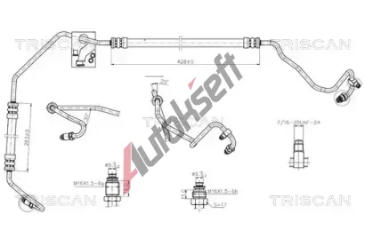 TRISCAN Hydraulick hadice zen TRI 8516 25002, 8516 25002