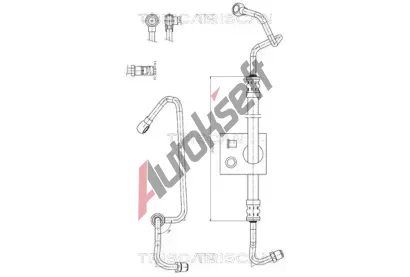 TRISCAN Hydraulick� hadice ��zen� TRI 8516 27003, 8516 27003